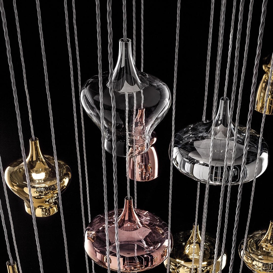 Studio Italia Design Nostalgia 154005 SO2 crystal подвесной светильник прозрачный 106862 - Вид №2