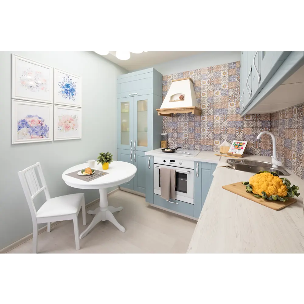 Фасад выдвижного ящика Томари 59.7x12.5см KONSENSA МДФ цвет голубой STLM-2021463 - Вид №11