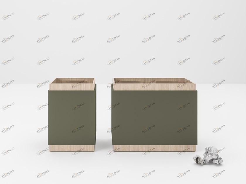 PROF Корзина для макулатуры из дерева sun-id-1430611