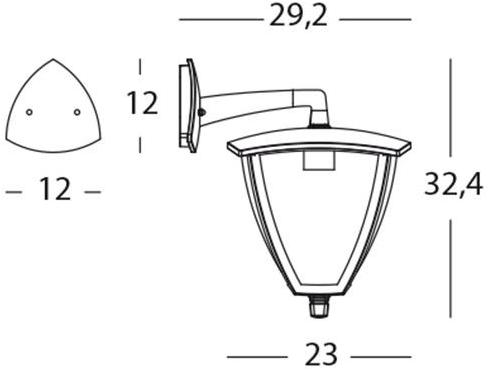 SOVIL Бра для наружного освещения из литого алюминия Mirò 575/16 - 576/16 MIRO - Вид №3