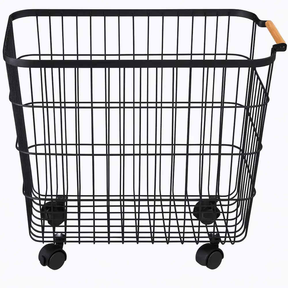 Корзина для белья Primanova Петербург 50 л цвет черный STLM-2107349