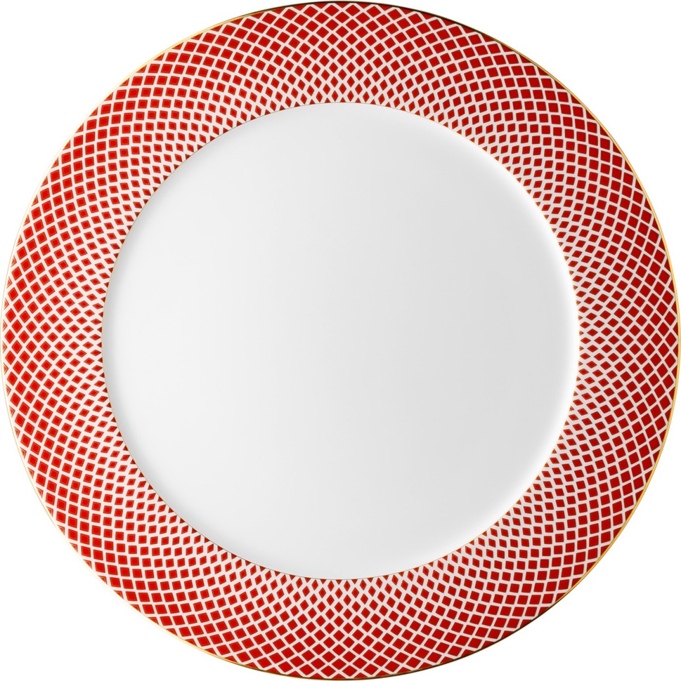 10640618 Rosenthal Тарелка подстановочная Rosenthal Францис Карро Руж 33см, фарфор Фарфор 