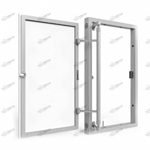 Алюминиевый люк под плитку, распашной, нажимной с регулировкой 200Х300 ВОЗРОЖДЕНИЕ sun-id-1025348