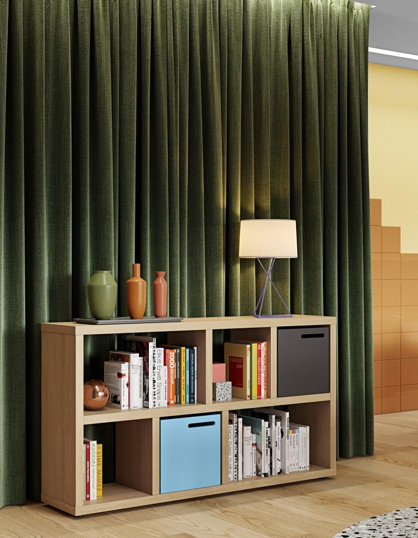 TemaHome Самонесущий открытый книжный шкаф Berlin sun-id-1484325 - Вид №6