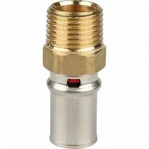 Муфта переходная STOUT 16х1/2" НР под пресс