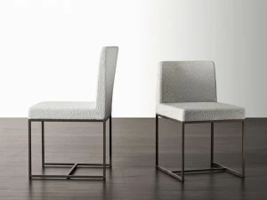 Meridiani Стул из мягкой ткани Rider