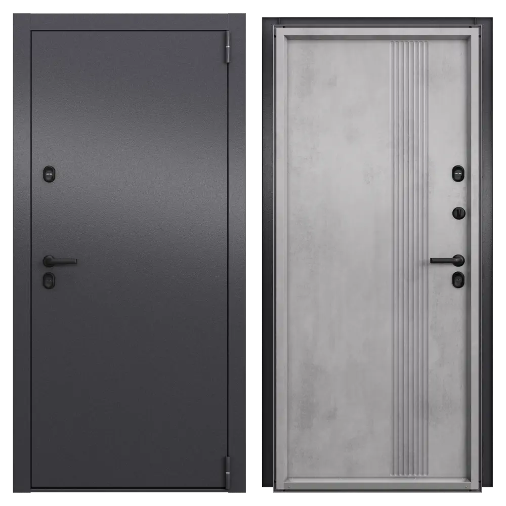 Входная дверь металлическая Антарктик 88x205 см правая бетон TOREX STLM-2048445