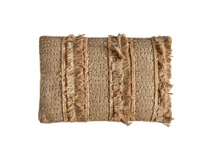 Прямоугольная подушка из мешковины