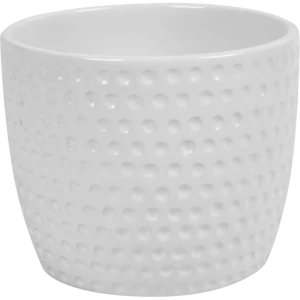 Кашпо для цветов ø12 h9.7 см v1.09 л керамика белый