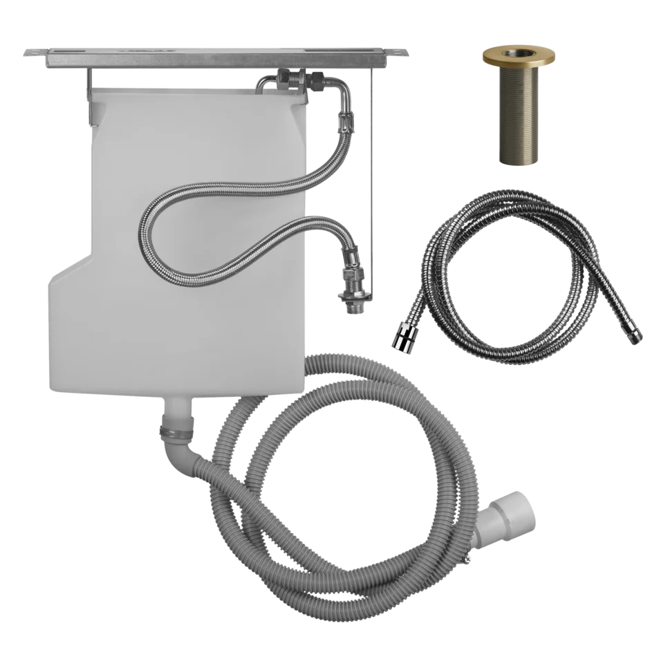 Комплект для слива ручного Душа 54594 726 Gessi  ТЕПЛАЯ БРОНЗА BR. PVD 54594726