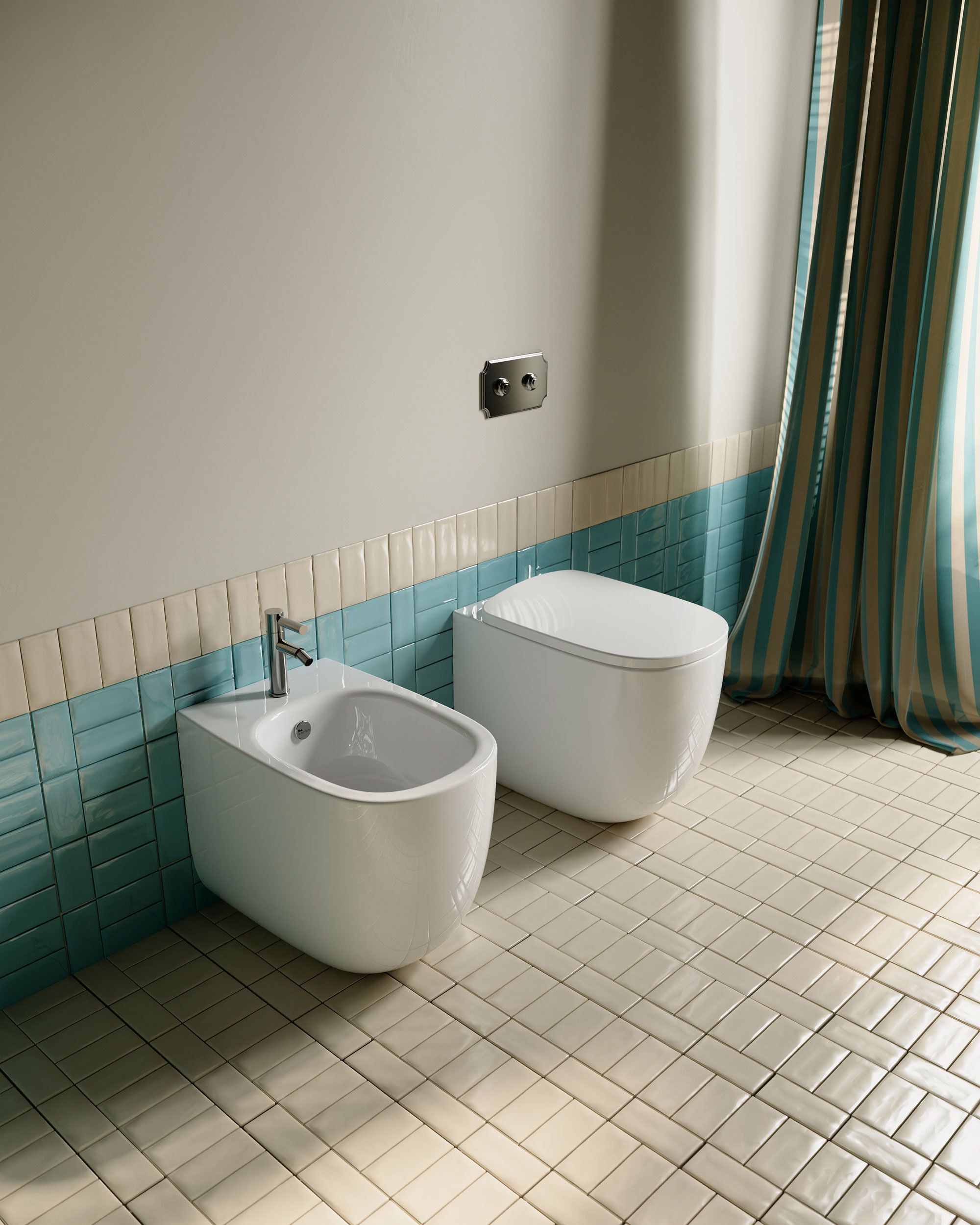 Напольная керамическая настенная проволока для биде ArtCeram шелк ARCH-00102400 - Вид №3