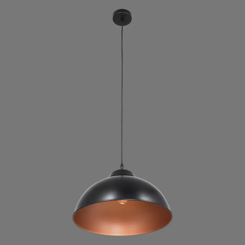 Подвесной светильник Eglo «Truro»-2» 1xE27x60 Вт, цвет чёрный/медный 18559734 STLM-2184013  - Вид №3