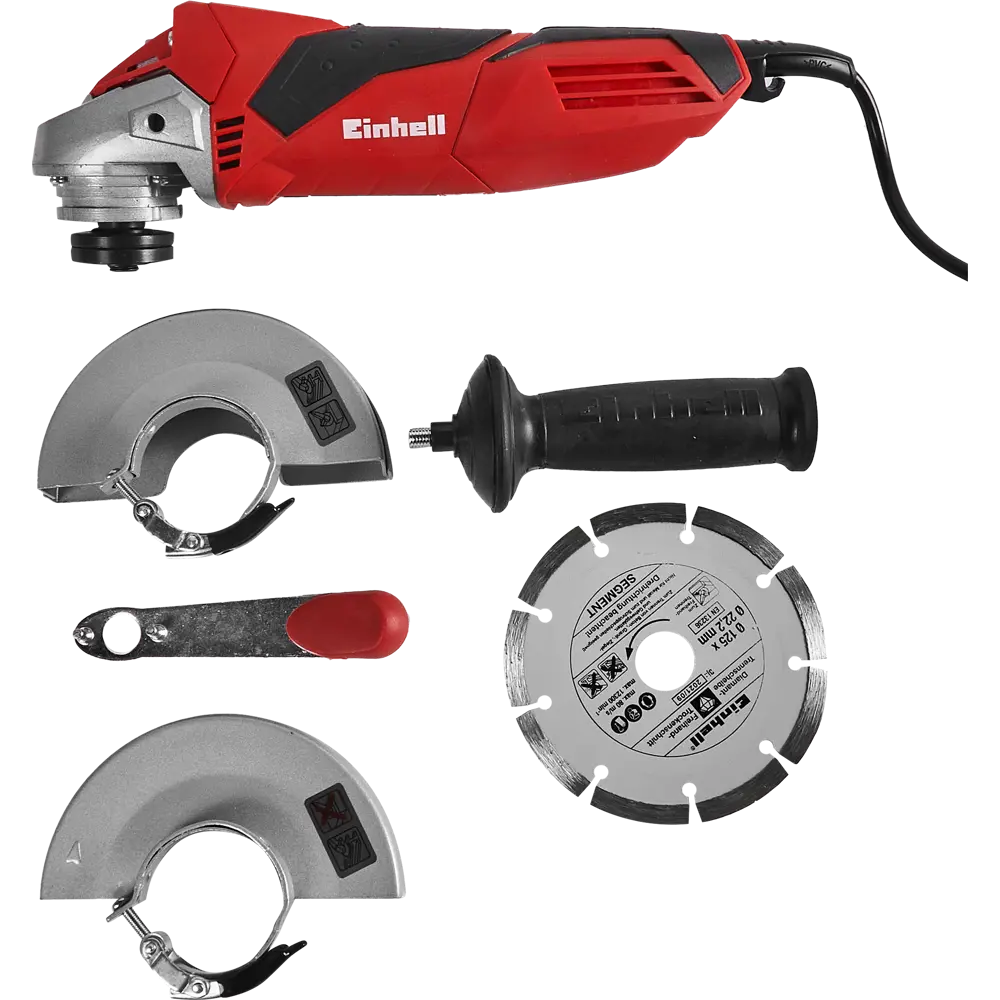 Углошлифовальная машина Einhell TE-AG 125/750 Kit с кейсом 16501450 STLM-0006886 - Вид №4
