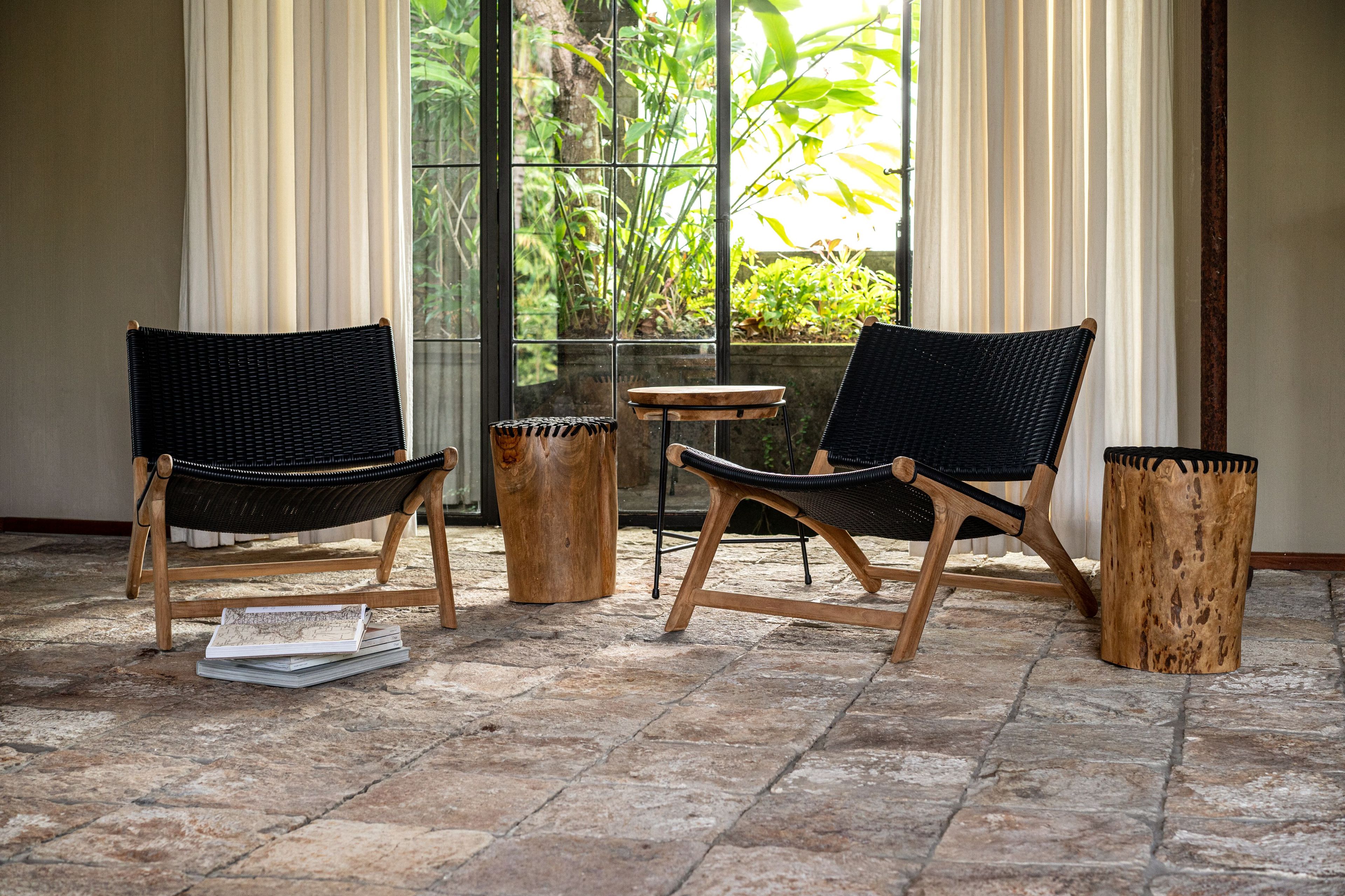 Садовое кресло из тикового дерева и синтетической ткани cbdesign Vienna Relax ARCH-00041545 - Вид №17