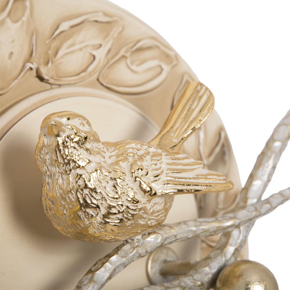 73001 Полка-ключница Терра Бранч Айвори Мраморное Золото BOGACHO 4627179659561 - Вид №4