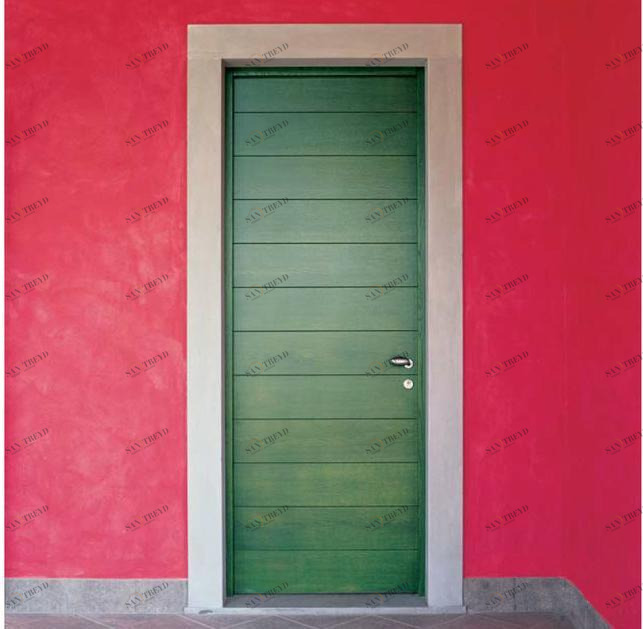 CARMINATI SERRAMENTI Входная дверь из фанеры для улицы Porte e portoni d'ingresso in legno sun-id-1378243