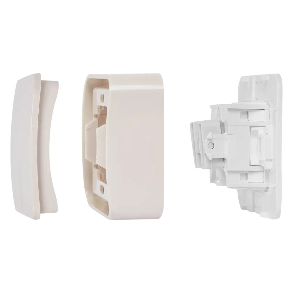 Выключатель накладной Schneider Electric Blanca 10 Ас 2 клавиши цвет бежевый SYSTEME ELECTRIC STLM-2134123 - Вид №5