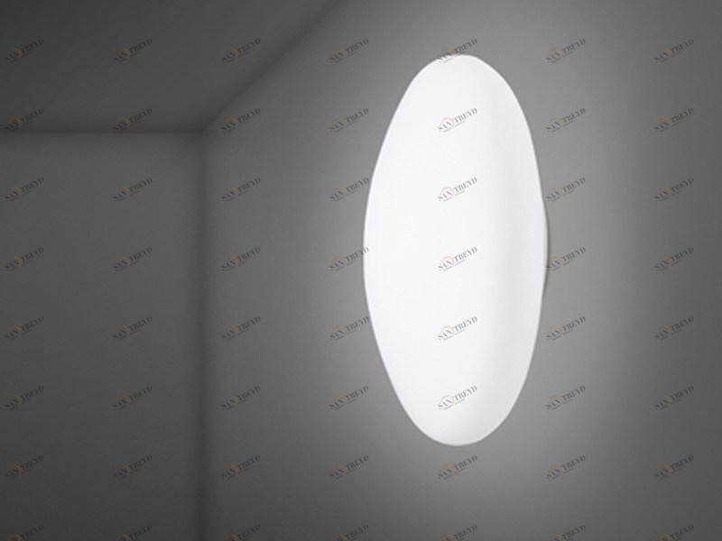 Fabbian Настенный светильник из стекла / потолочный светильник Lumi white sun-id-1514786