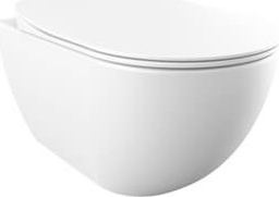 FE322-11MB00E-0000 FREE Унитаз подвесной безободковый БЕЛЫЙ МАТОВЫЙ Creavit Free