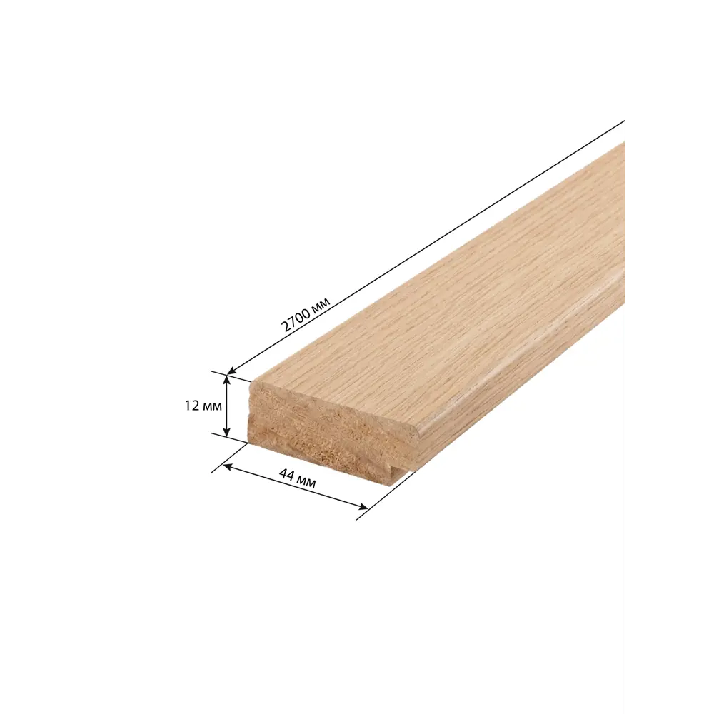 Профиль старт/финиш Рейки МДФ дуб сонома 12x44x2700 мм Santreyd STLM-2185946