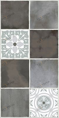 Плитка Glam Mocca Ornament 2 31,5х63 Azori sun-id-330535