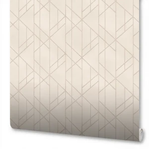 Обои флизелиновые Wallsecret Contour бежевые 1.06 м 8739-21