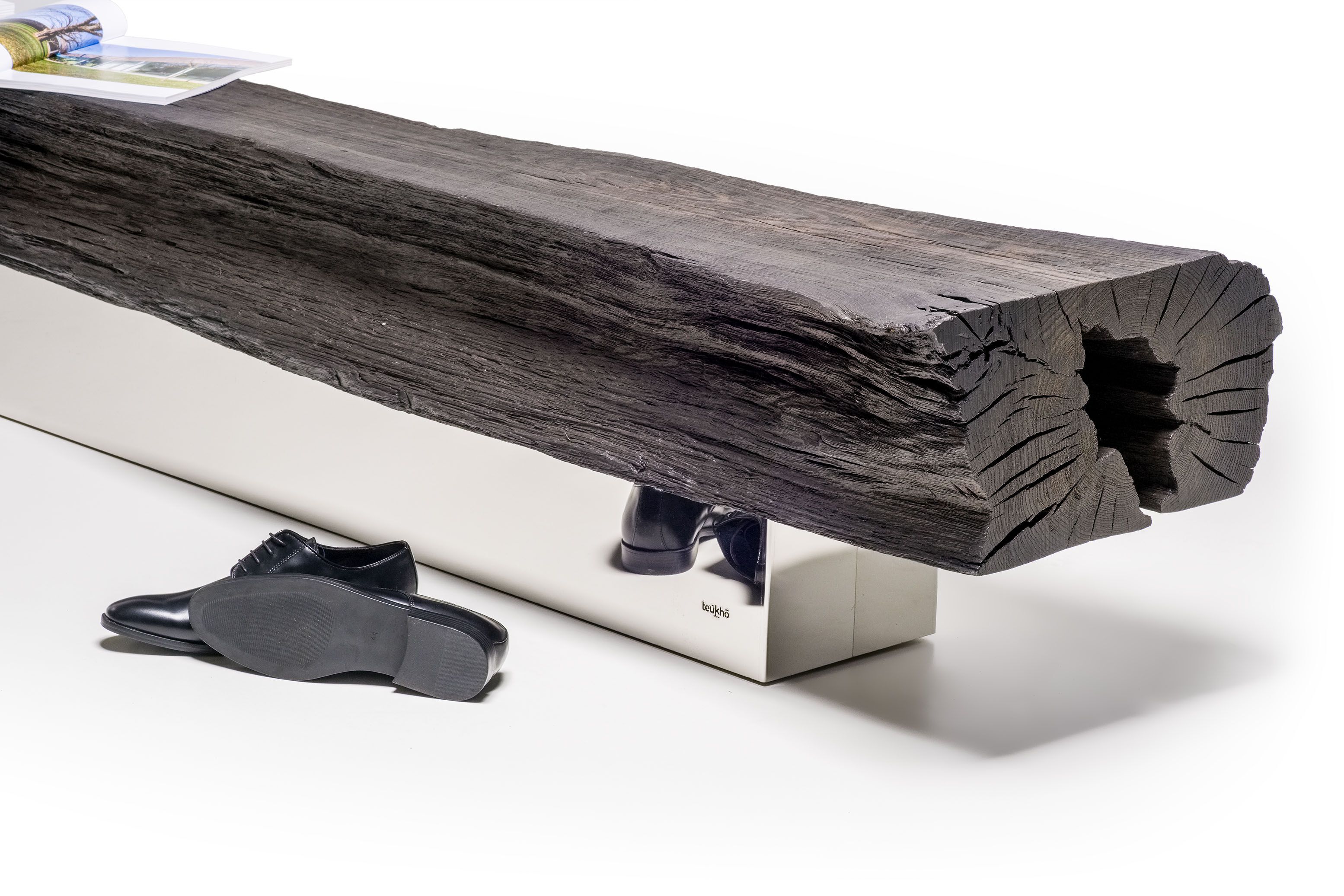 Скамья из ископаемого дуба Teúkhō KORMOS ARCH-00121998 - Вид №4
