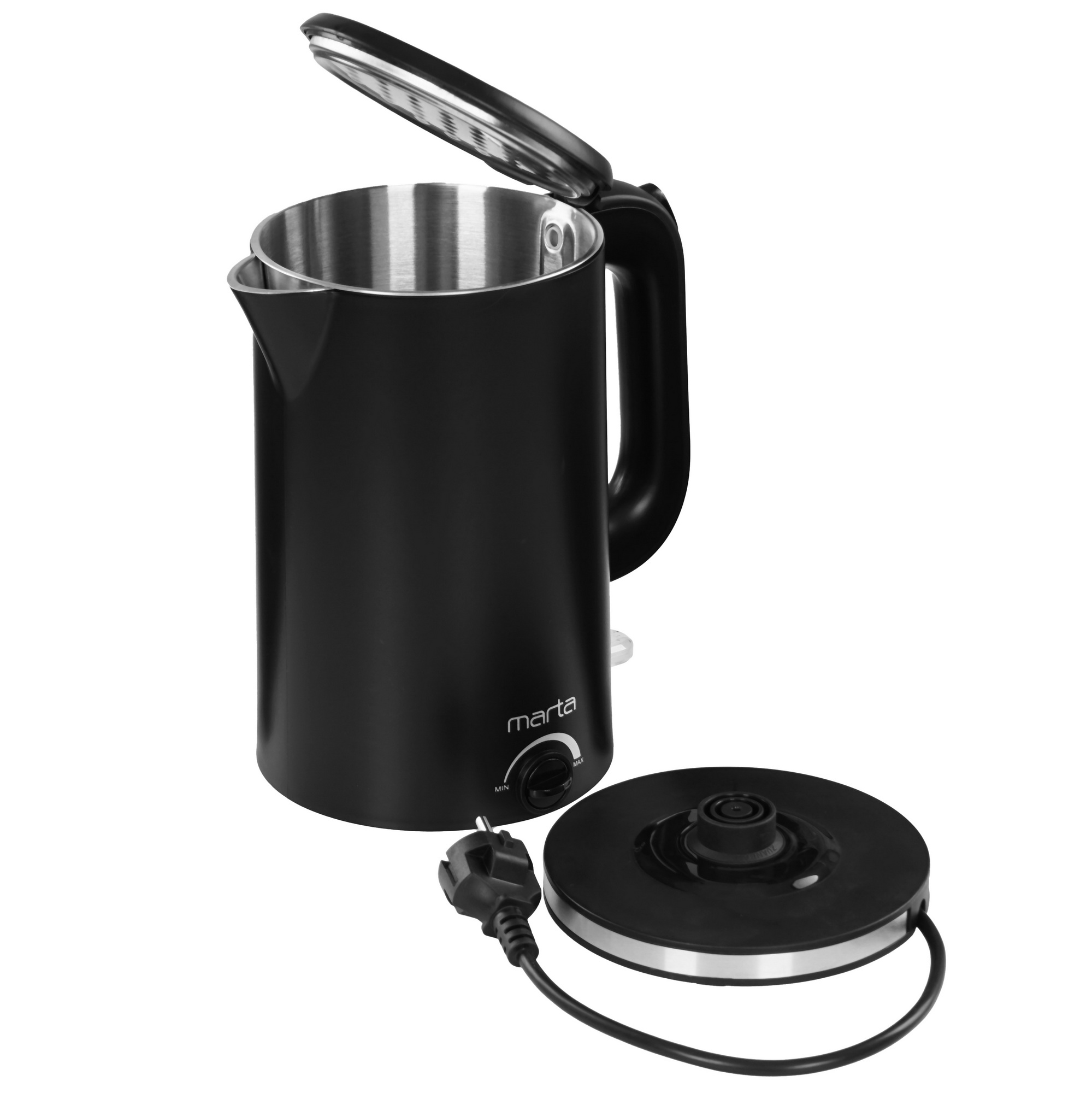 8192006 Электрочайник MARTA MT-4557 черный STDN-0123150 - Вид №4