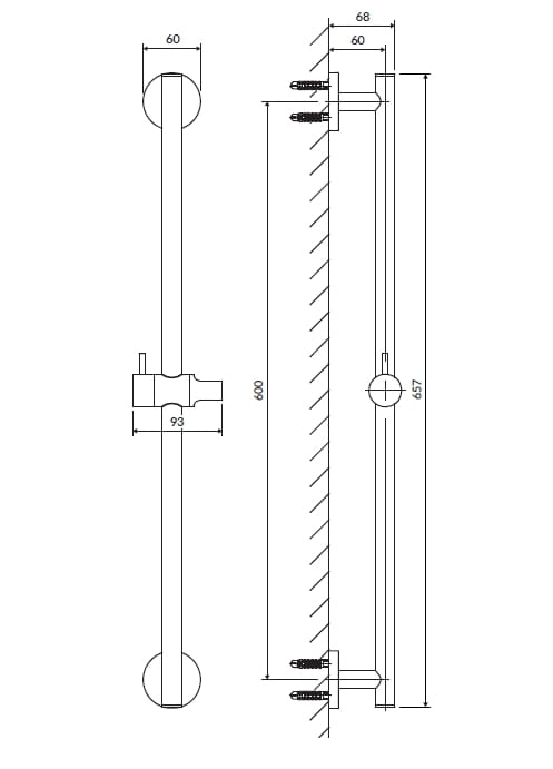 Латунный стержень OMNIRES BAR DR12 ARCH-00037279 - Вид №8
