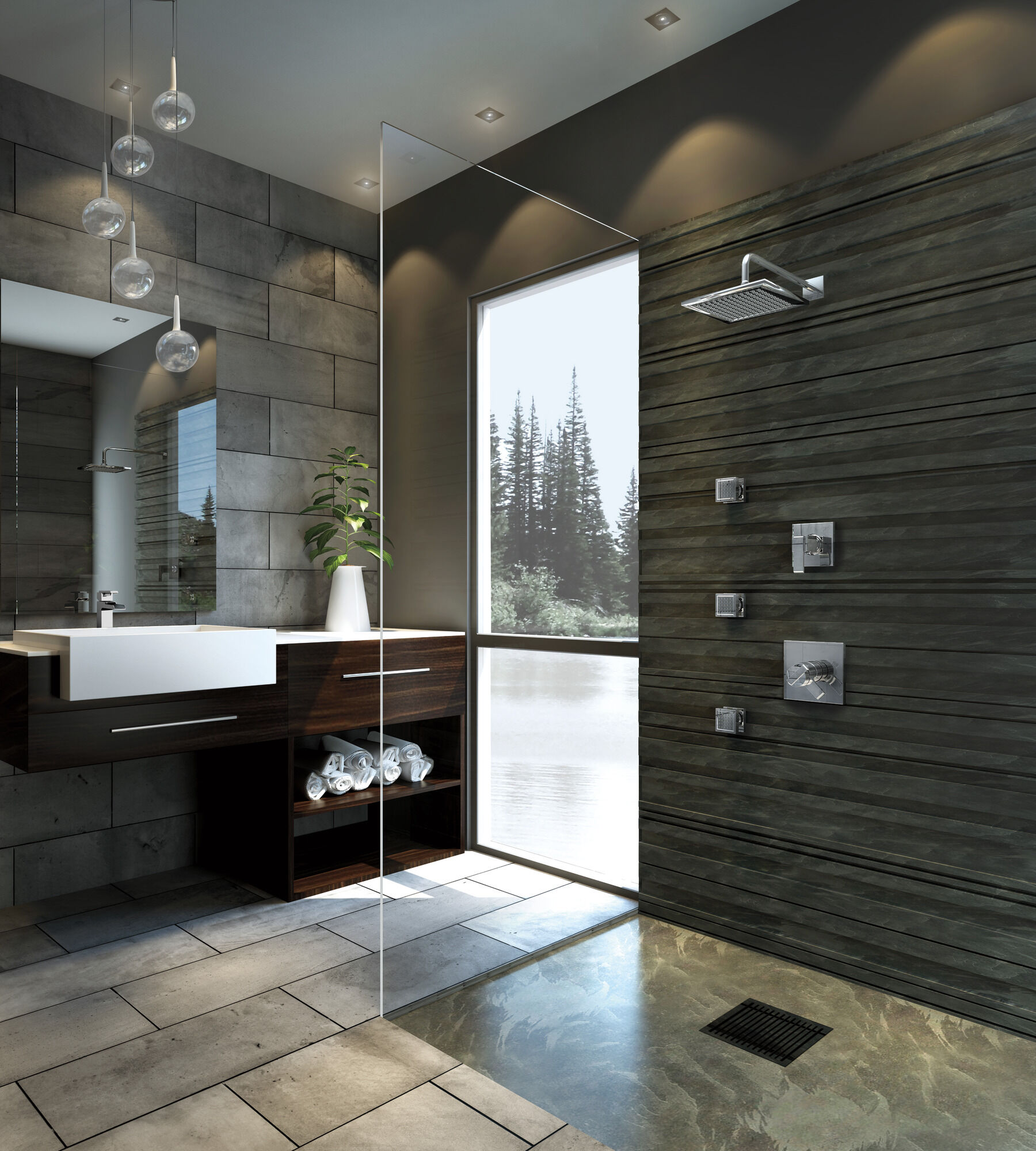 568LF-MPU Смеситель для ванной комнаты с одной ручкой Delta Faucet Ara Хром - Вид №8