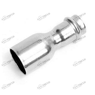 Муфта-вставка пресс 18 х 15 нержавеющая сталь IBP PS52430181500