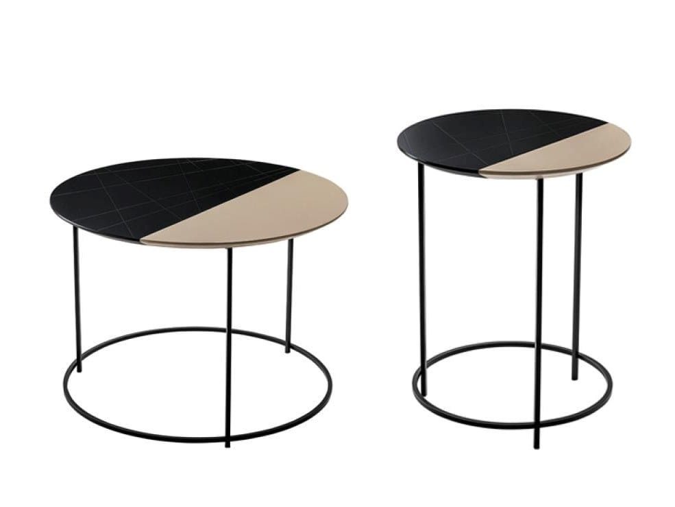 Журнальный столик с МДФ и барельефом и металлическим основанием Casamilano TWIST ARCH-00039395 - Вид №2