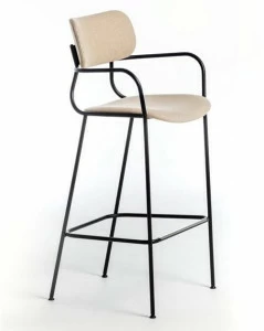 arrmet Табурет из ткани с подлокотниками Kiyumi