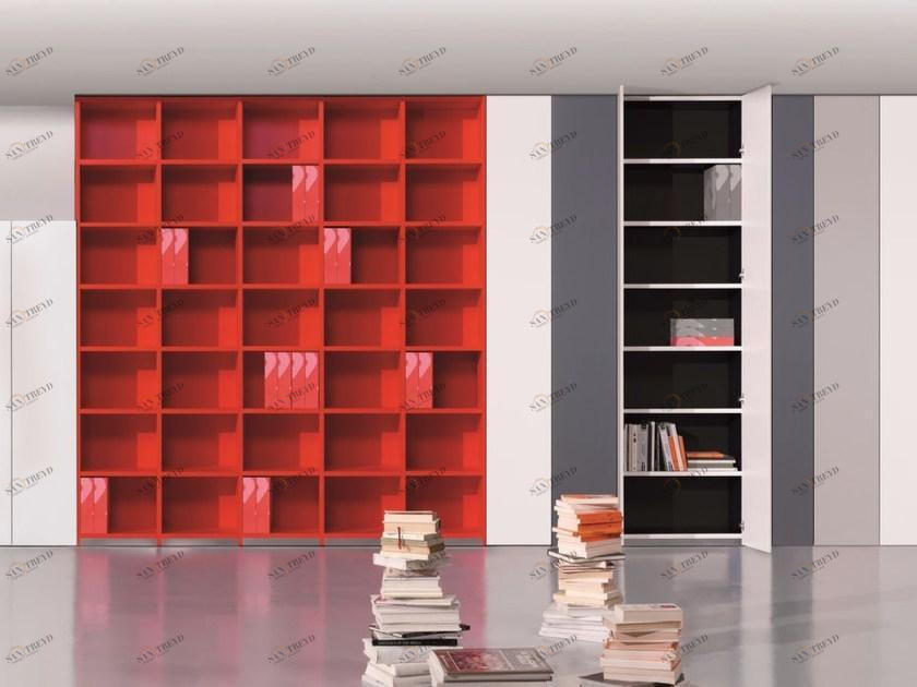 Ultom Книжный шкаф настенный лакированный 6xme elastoboxes sun-id-1379409