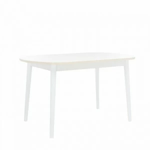Обеденный стол раздвижной белый Leset "Акра 2Р" IMPEX  00-3967209 Белый