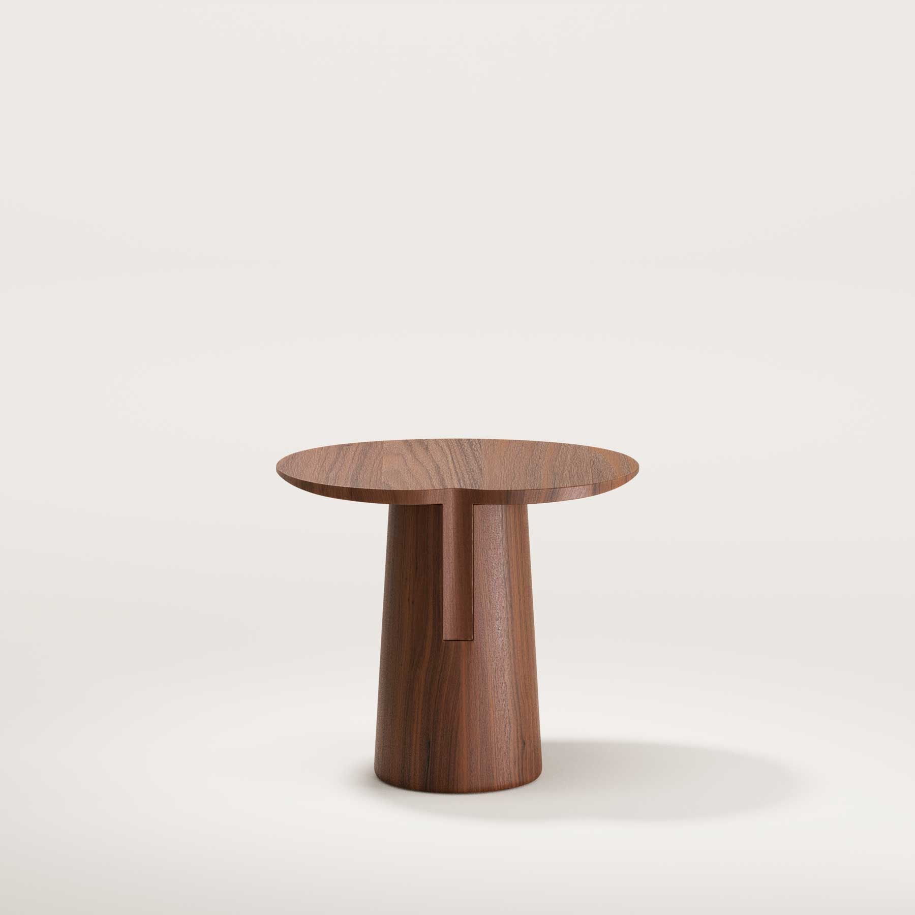 Овальный журнальный столик из дерева и травертина Wewood Anchor ARCH-00117262 - Вид №16