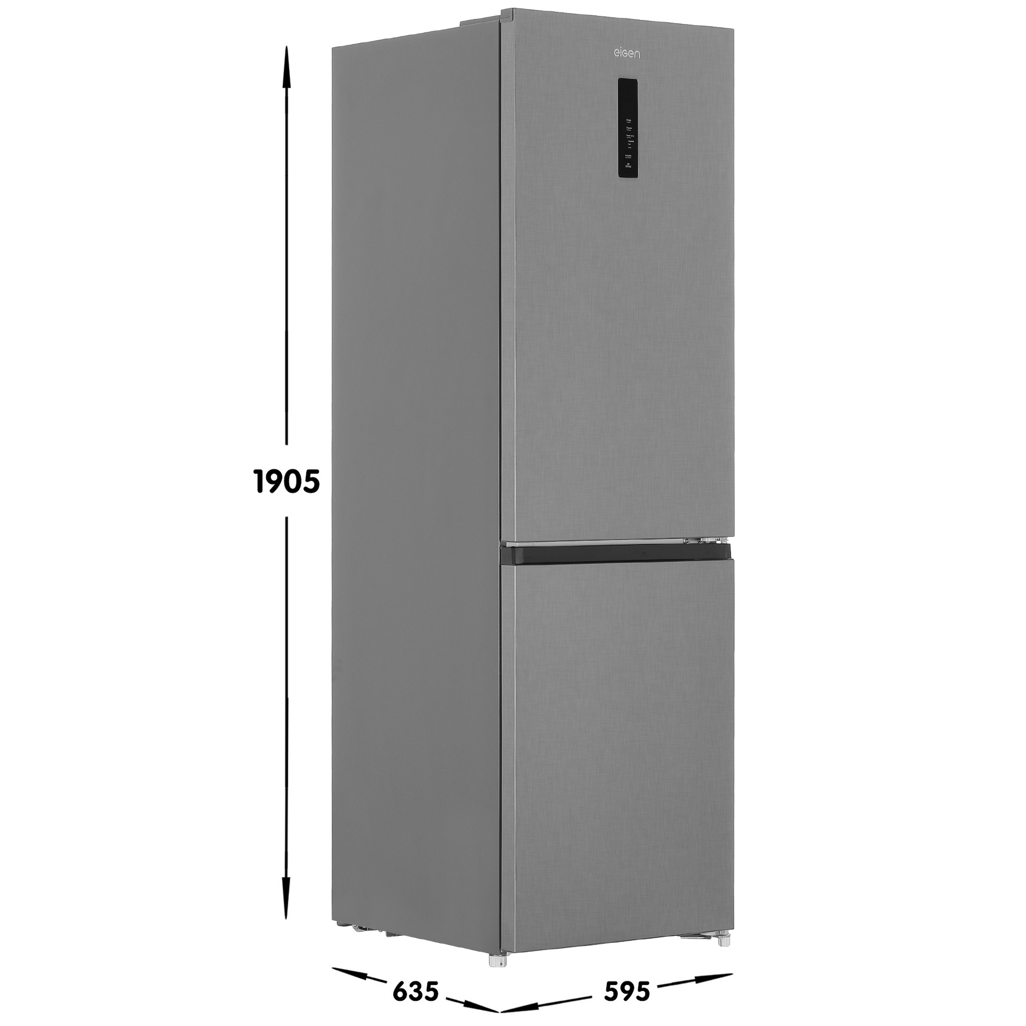 5077938 Холодильник с морозильником   Eigen Stark-RF32 серебристый STDN-0049073 - Вид №6