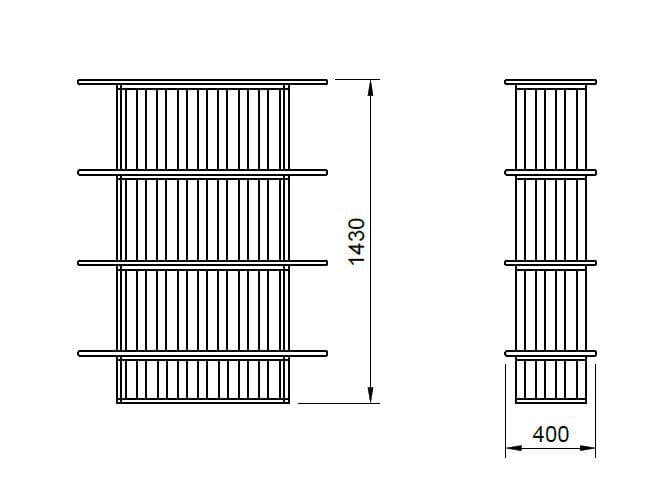Книжный шкаф из массива дерева Medulum Лидо ARCH-00029004 - Вид №7