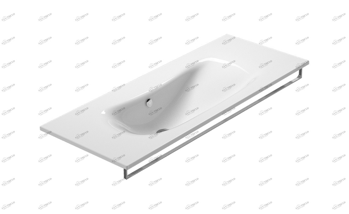 1125IMN00 Накладная раковина консольная овальная CERAMICA CATALANO IMPRONTA