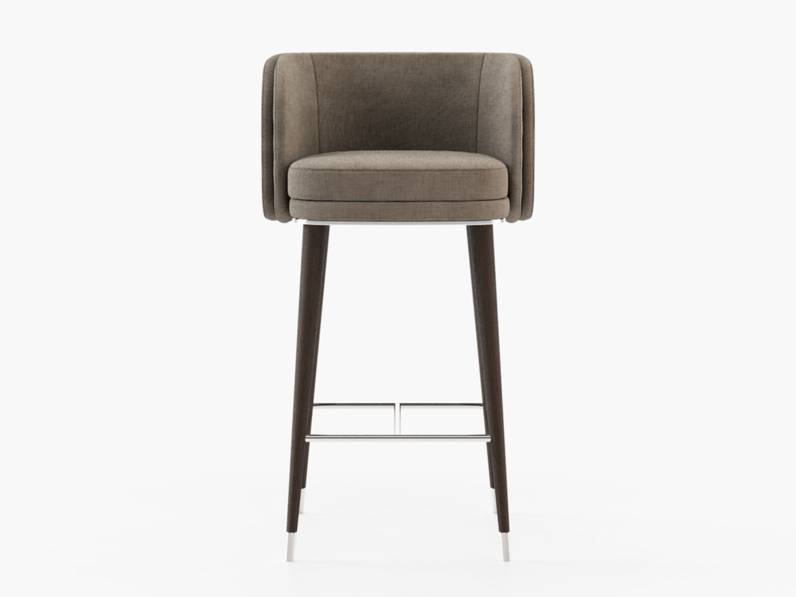 Высокий тканевый мягкий стул с подлокотниками Laskasas Essence ARCH-00035022 - Вид №9