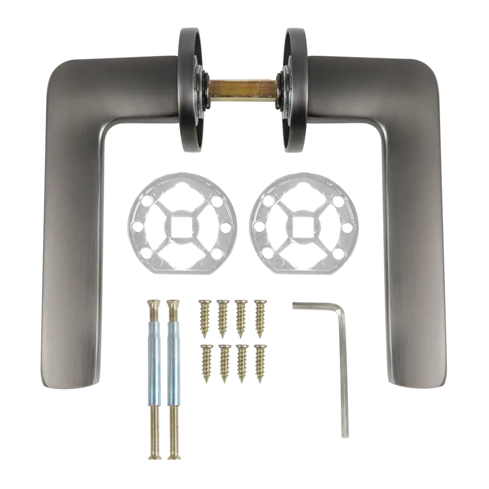 EDSON: Дверные ручки EDS-87Н-R2 в графитовом исполнении 85169304 STLM-0059362 - Вид №1