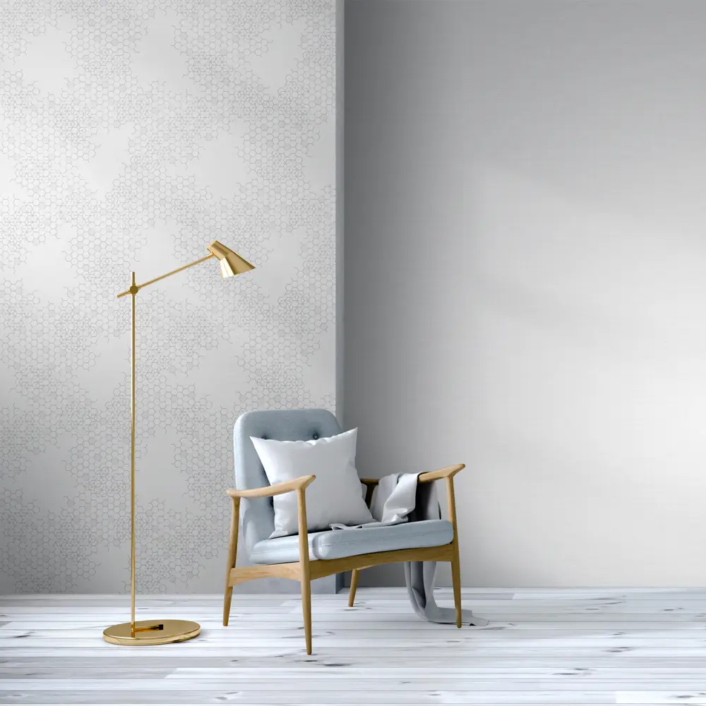 Обои флизелиновые Erismann Opus белые 1.06 м ЭР60355-01 STLM-2185731 - Вид №3