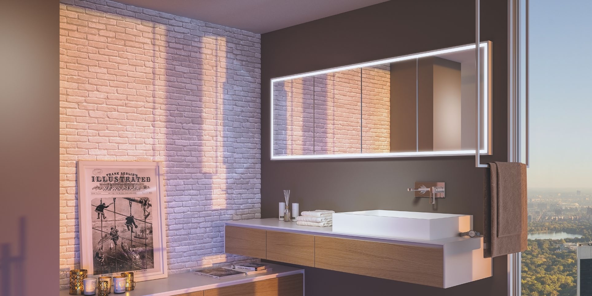 Moma Design Полотенцедержатель потолочный Servetto1 матов.нерж.сталь - Вид №2