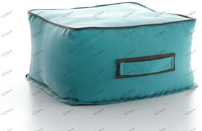 Atmosphera Квадратный тканевый садовый пуф Soft sun-id-1504451