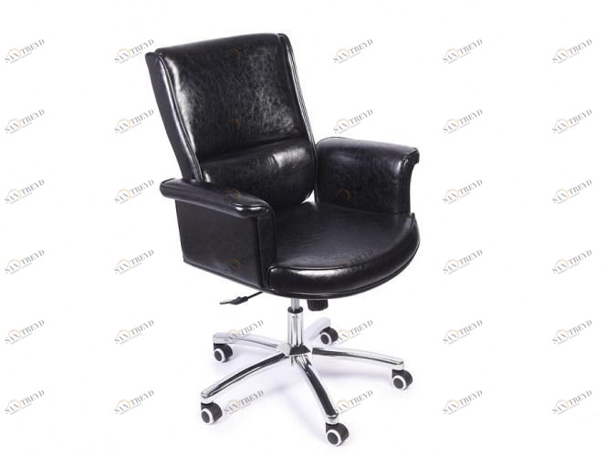 Arrediorg.it® Кресло руководителя из экокожи на колесиках со средней спинкой sun-id-1424357