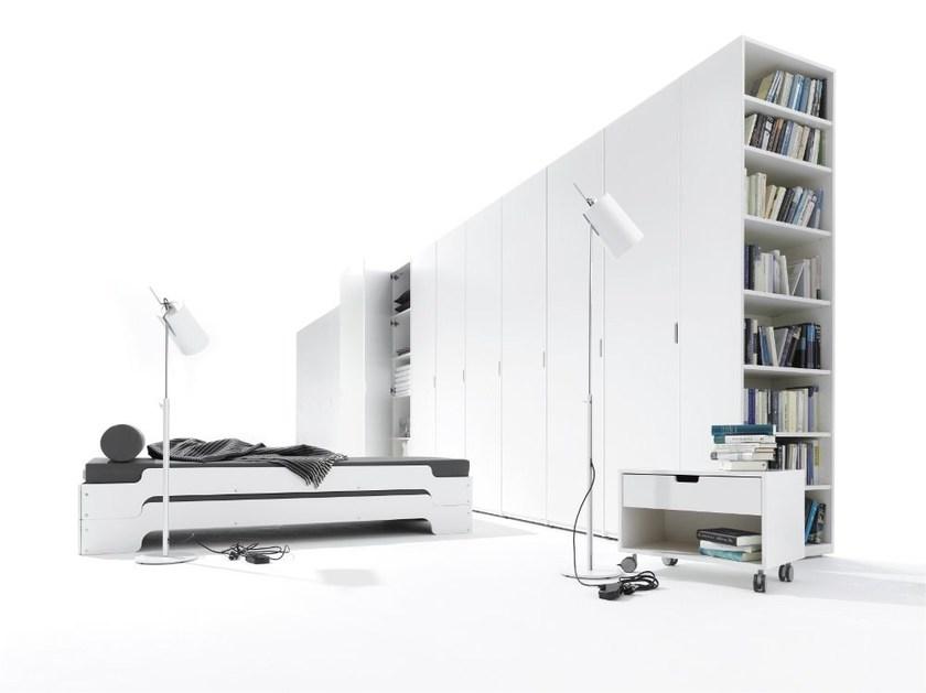 Müller Small Living Лаковая прикроватная тумба с ящиками на колесиках sun-id-1358194 - Вид №2