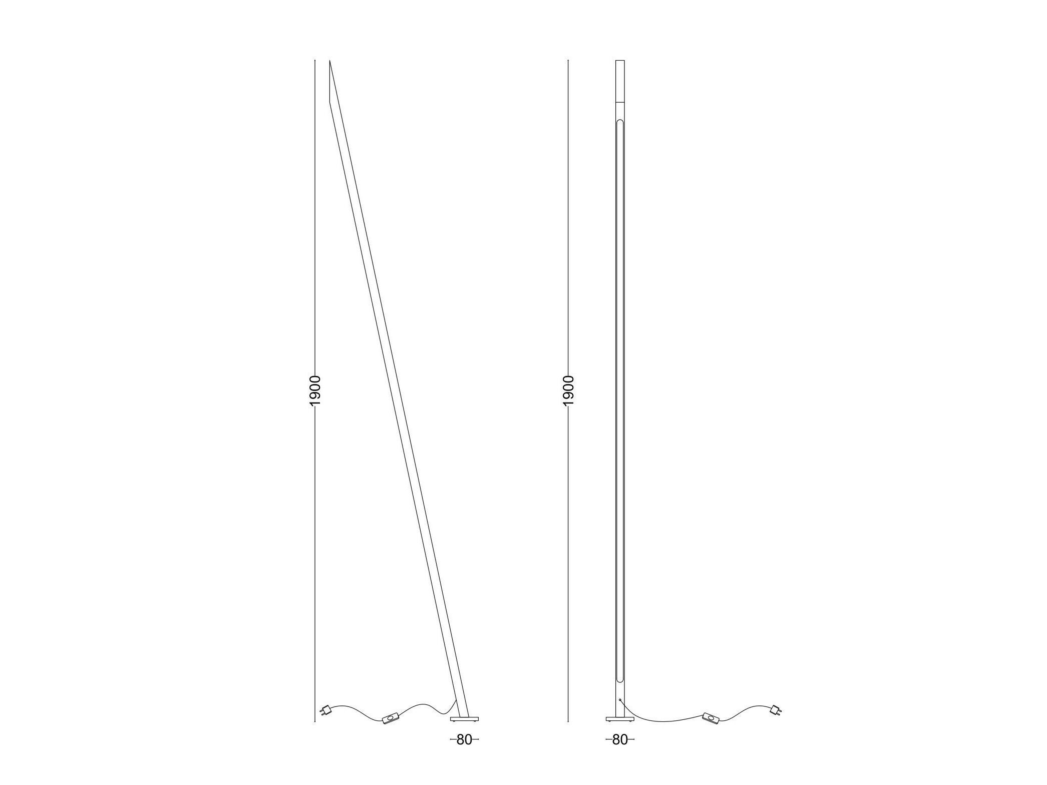 Латунь светодиодный торшер 247LAB RB ARCH-00115138 - Вид №2