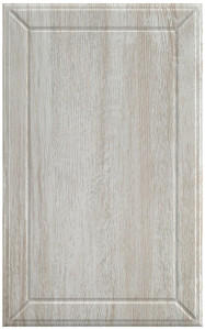 Фасады для кухни Кантри Фрезеровка «Ланос» Дуб винтаж белый №514