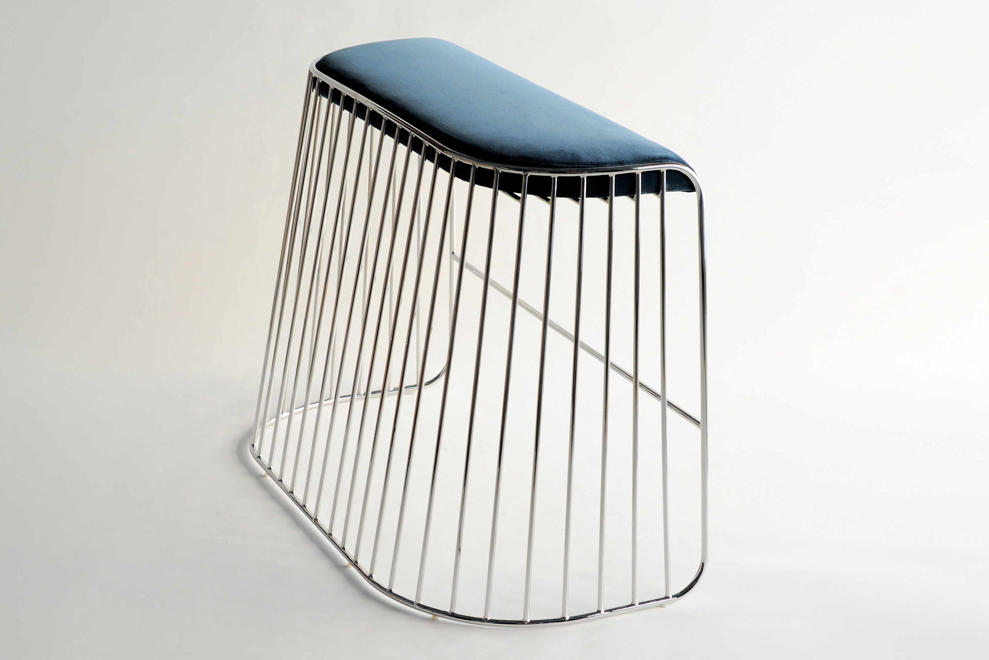 Высокий стул с подставкой для ног без спинки Phase Design Bride'S Veil ARCH-00115515 - Вид №1