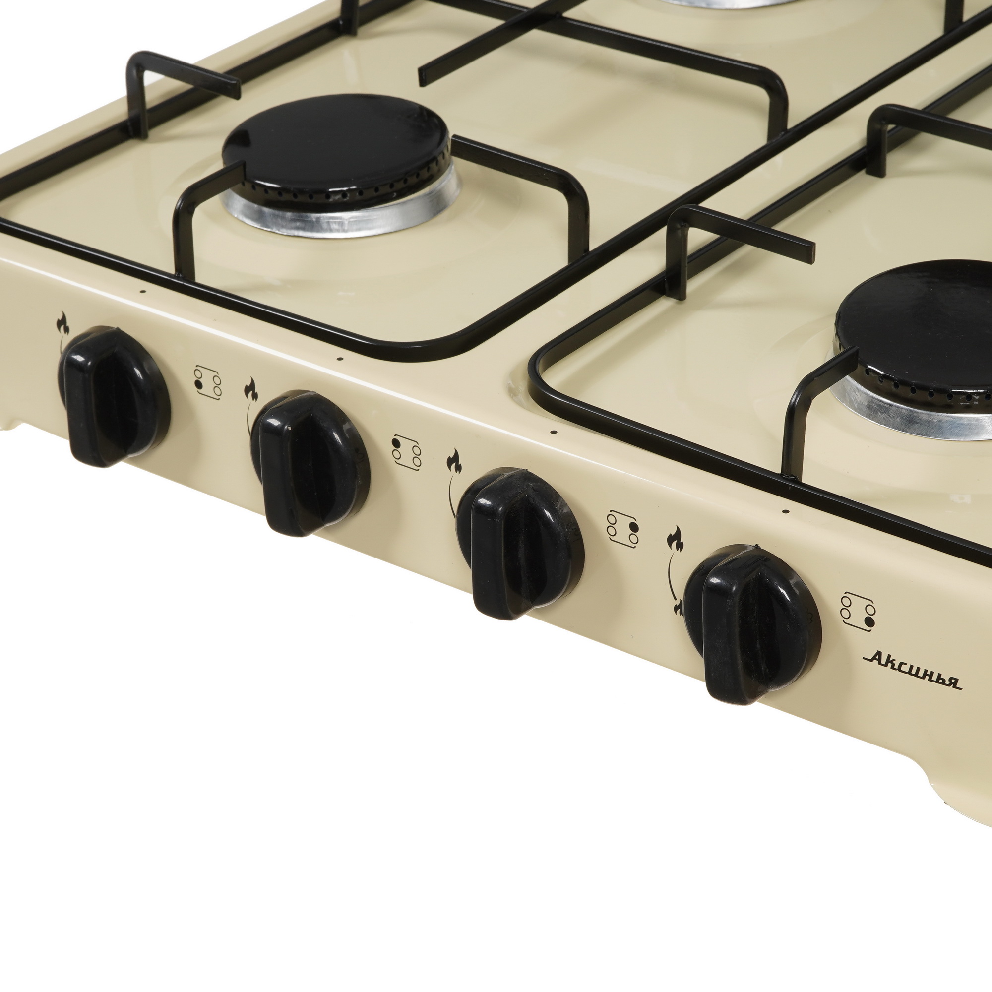 5349435 Газовая плитка АКСИНЬЯ КС-108 бежевый STDN-0121058 - Вид №2